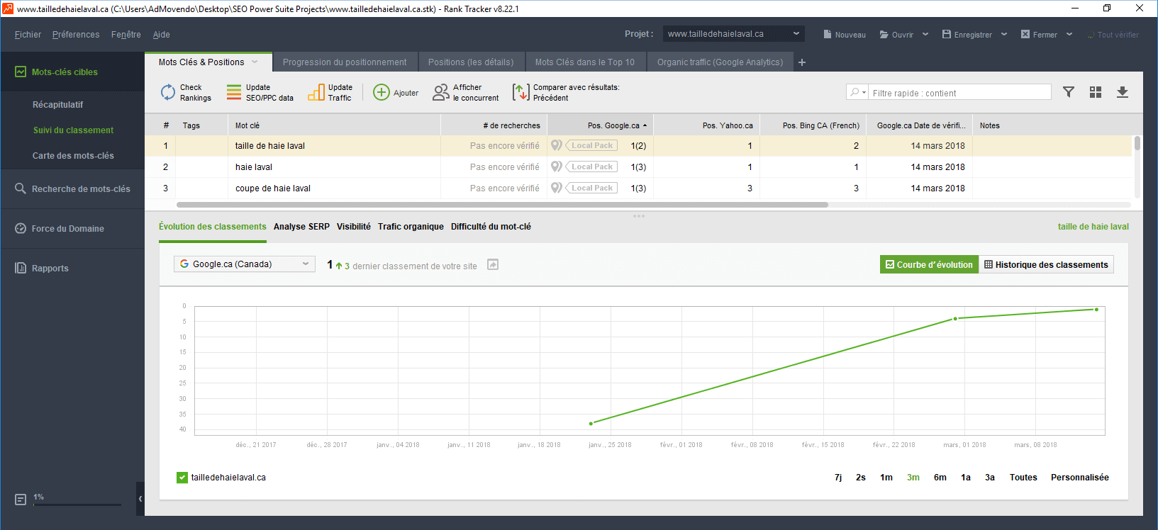 video seo rank tracker